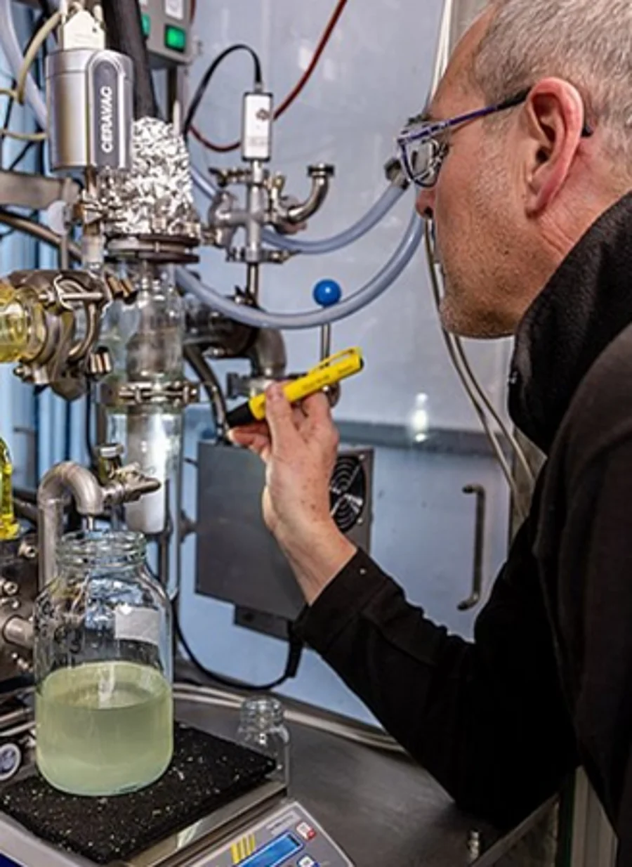 Im Innovationszentrum von UIC führen wir Machbarkeitsstudien, Labor- und Pilotversuche für unsere Kunden durch