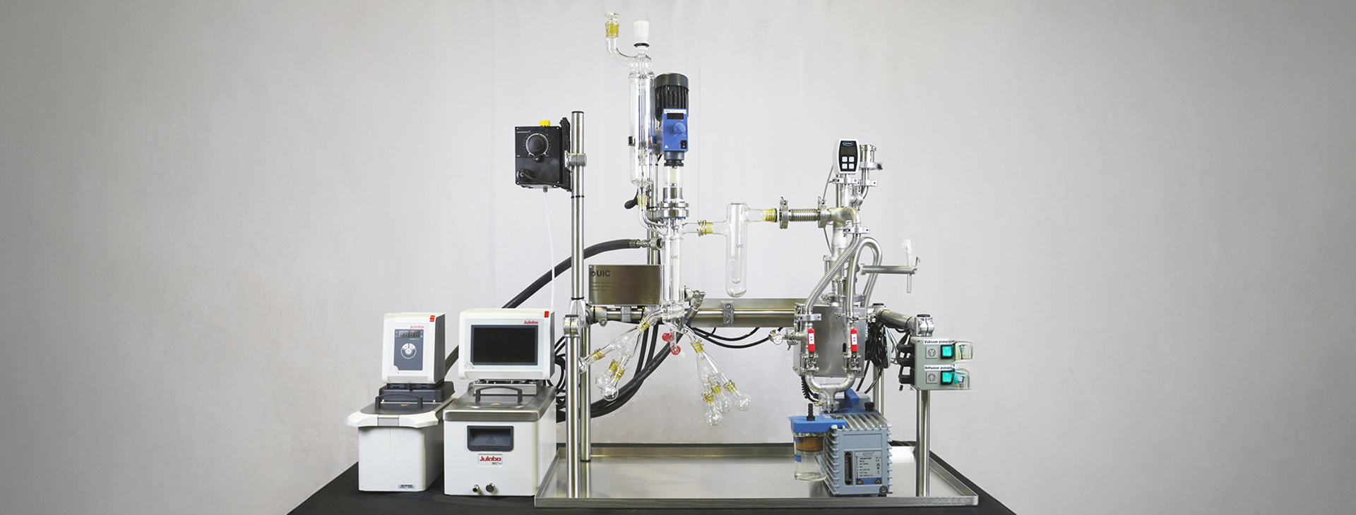 KDL1 Short path distillation glass laboratory unit